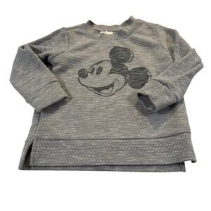 Disney Mickey Toddler Boy 3T Gray Sweater